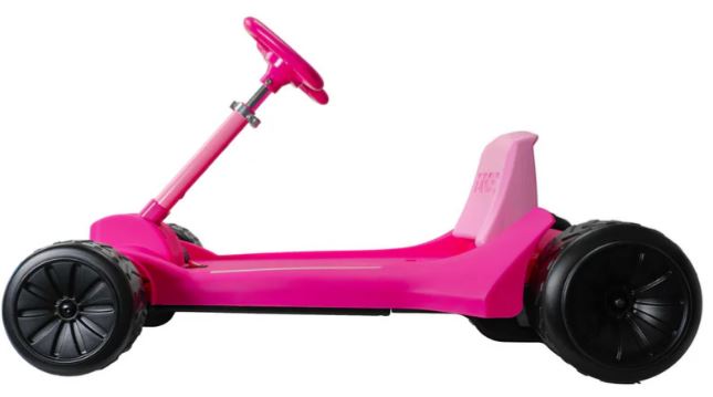 PINK - Droyd Zypster Electric Mini Go-Kart - Electric Bike for kids 3 to 6 years old - uilt-in parental speed controls where parents can use a key to lock in its speed at 3 or 6 mph