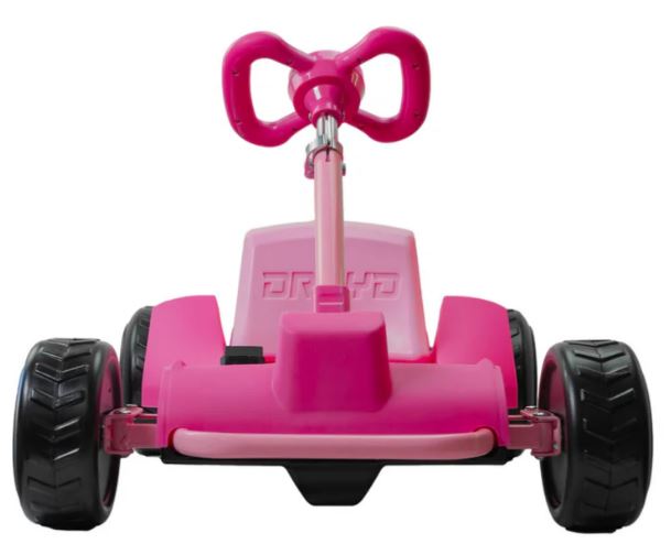 PINK - Droyd Zypster Electric Mini Go-Kart - Electric Bike for kids 3 to 6 years old - uilt-in parental speed controls where parents can use a key to lock in its speed at 3 or 6 mph