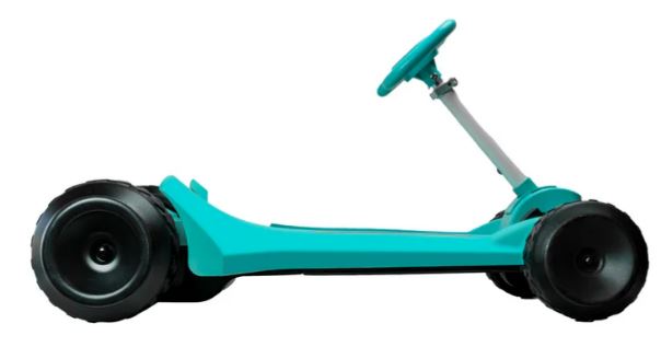 TEAL - Droyd Zypster Electric Mini Go-Kart - Electric Bike for kids 3 to 6 years old - uilt-in parental speed controls where parents can use a key to lock in its speed at 3 or 6 mph