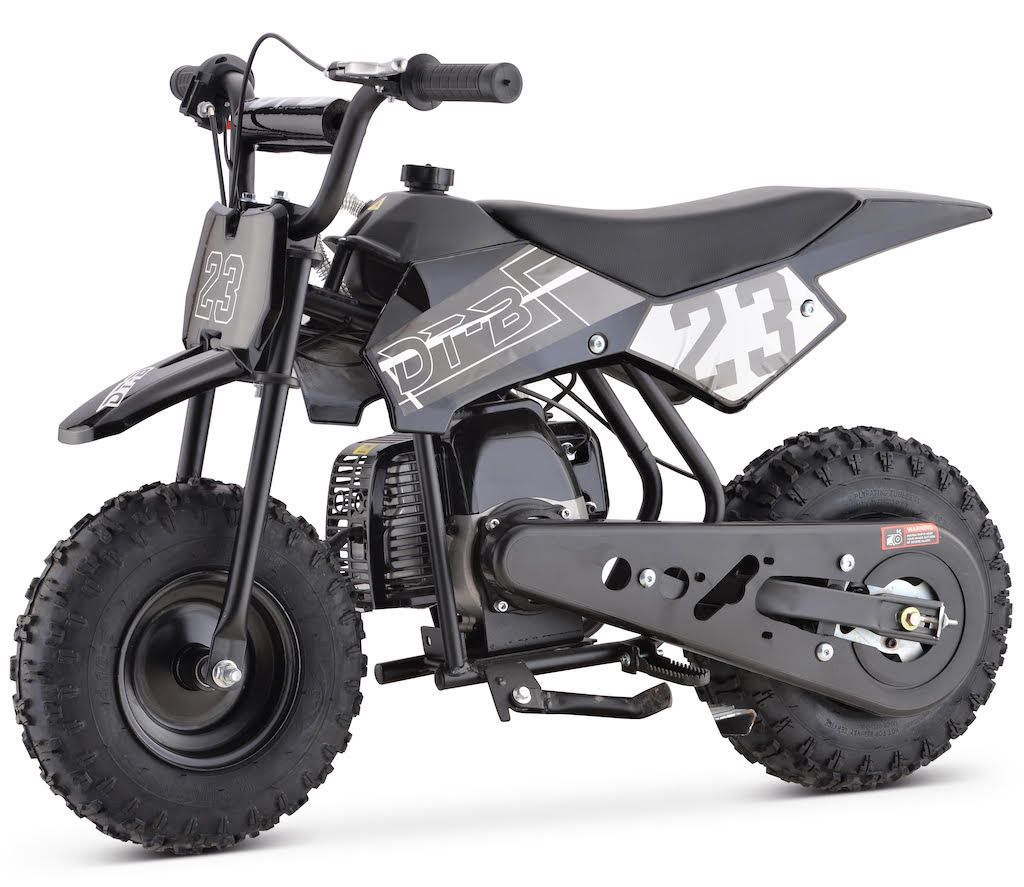 BLACK GBMOTO 50CC  2-Stroke Gas Kids Dirt Bike, Fully Automatic, 95% Assembled