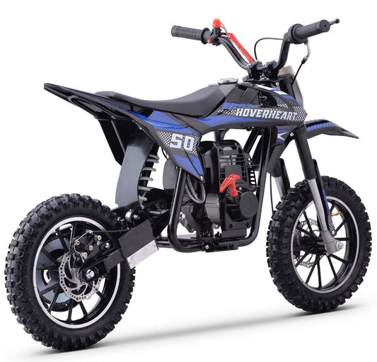 Blue 1000W MotoTec Electric Dirt Bike
