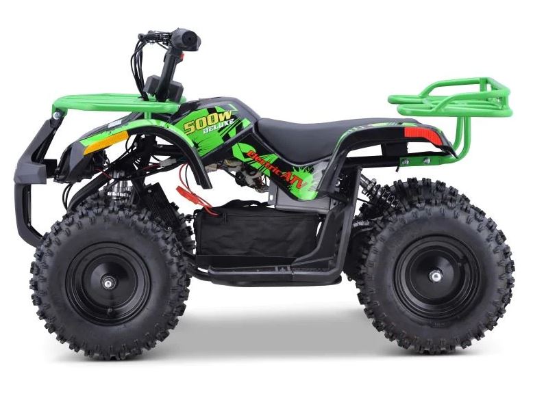 GREEN - SONORA Electric 500W 36V Kids Off-Road Quad ATV