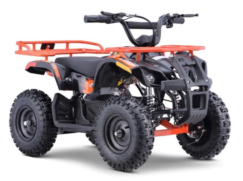 ORANGE - SONORA Electric 500W 36V Kids Off-Road Quad ATV