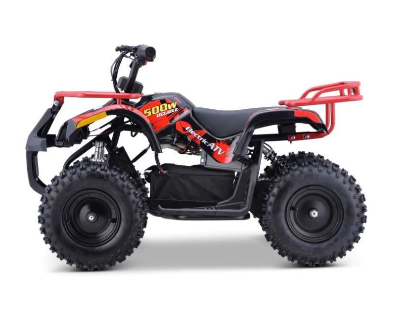 RED - SONORA Electric 500W 36V Kids Off-Road Quad ATV